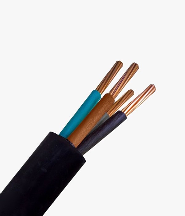Câble électrique rigide U-1000 R2V 4x25mm² noir