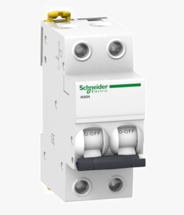 Disjoncteur Schneider Acti9 IK60 2P 16 A – Courbe C – 6000 A – A9K24216