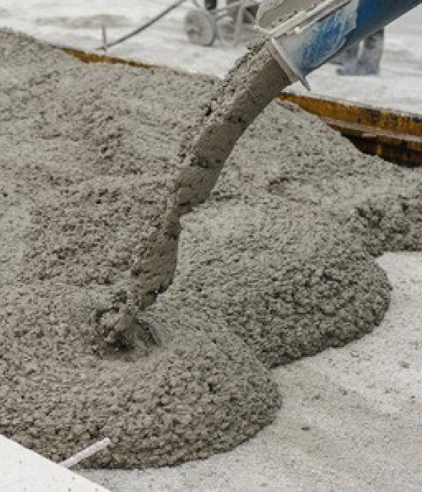 Béton prêt à l’emploi de type C35-XC1, C20/25, S3 CEM-II 42.5
