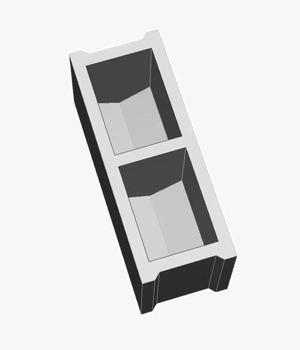 Parpaing vibré de 15×40