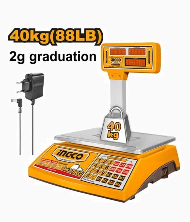 Balance Electronique 40 Kgs Ingco HESA3404