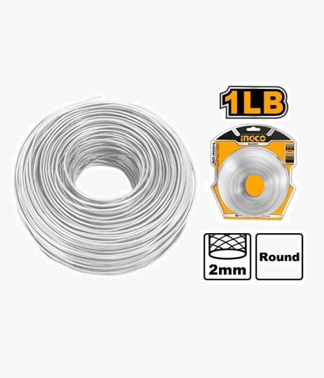 Fil de Coupe pour Tondeuse – INGCO ALS2001 – Nylon – Diamètre 2 mm