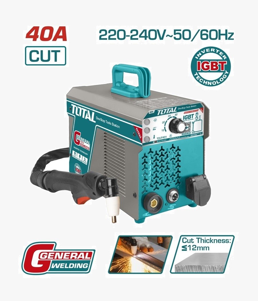 Poste à souder Inverter Plasma Cutter – Total TCUT401 – 40A